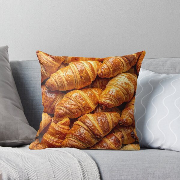 Aperçu de l'œuvre Pile de croissants frais et sucrés créée et vendue par AnnaHolyph.