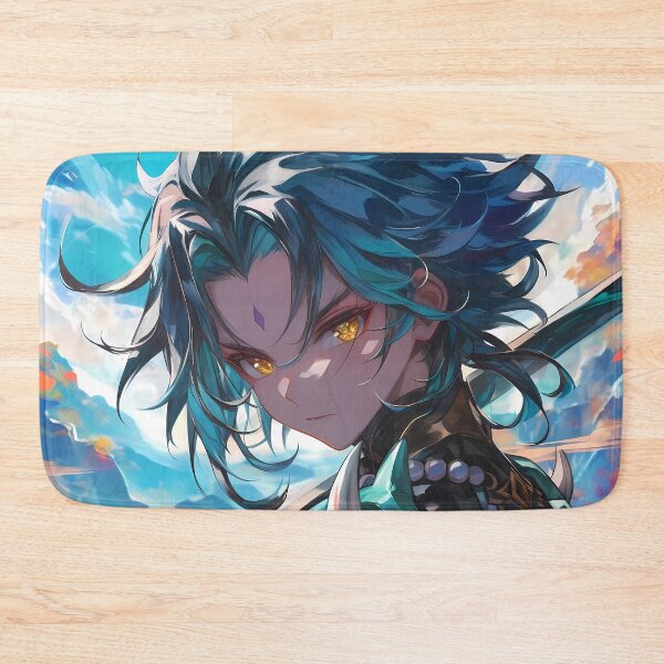 Item preview, Xiao Genshin Impact Windy Guardian Intense Portrait designed and sold by riadjamai.