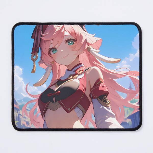Item preview, Yanfei Genshin Impact Pink Hair City Sunshine designed and sold by riadjamai.