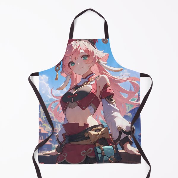 Item preview, Yanfei Genshin Impact Pink Hair City Sunshine designed and sold by riadjamai.