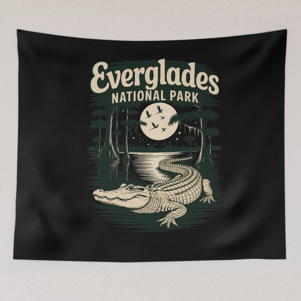 Item preview, Giant Step Co. Everglades National Park Crocodile Alligator Florida designed and sold by TrinaEspinoza.