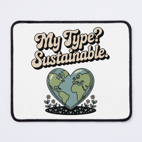 Item preview, My Type Sustainable Retro Earth Day Funny Eco T-Shirt designed and sold by proearth2022.