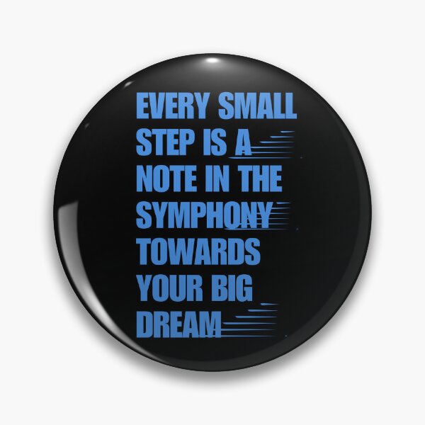 Item preview, Motivational Bold Letter Big Dreams Quote designed and sold by LoudVictory.