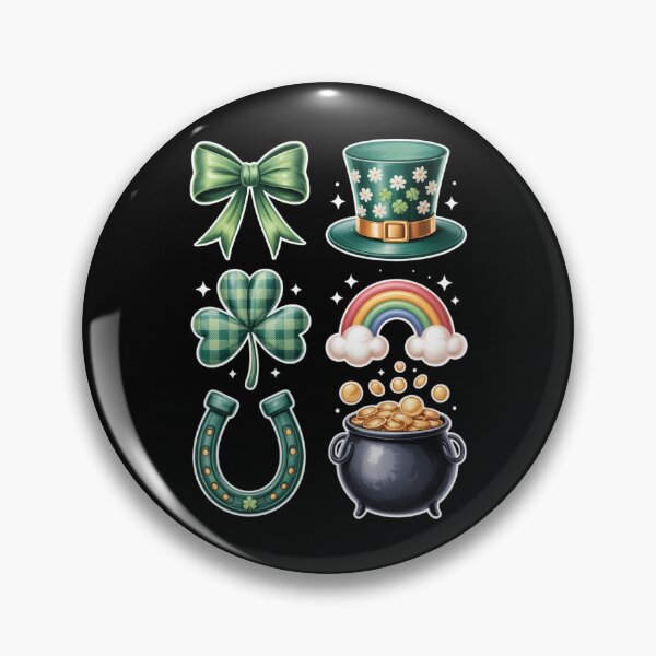 Item preview, St Patricks Day Rainbow Clover designed and sold by TrinaEspinoza.
