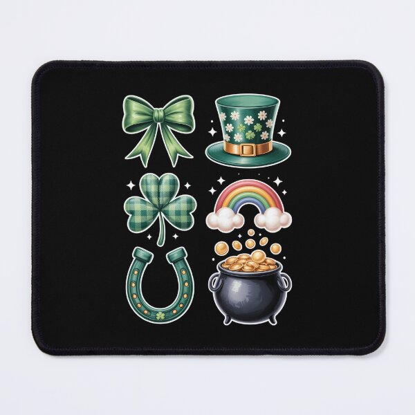 Item preview, St Patricks Day Rainbow Clover designed and sold by TrinaEspinoza.