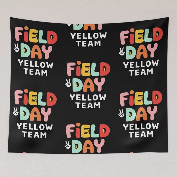 Item preview, Field Day Yellow Team Funny For Teacher Kids Field Day Games designed and sold by Soleaani.
