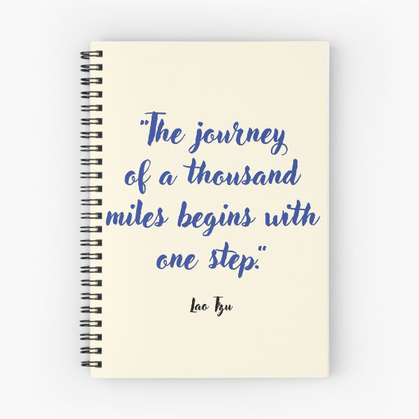 Item preview, The journey of a thousand miles . . . Lao Tau Quotation designed and sold by CharlottePlaceArt.