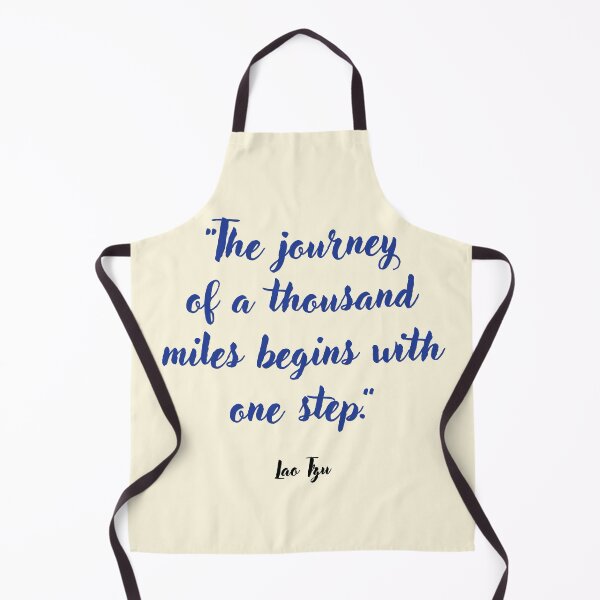 Item preview, The journey of a thousand miles . . . Lao Tau Quotation designed and sold by CharlottePlaceArt.