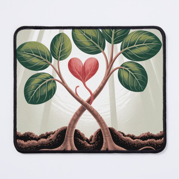 Item preview, Entwined Trees Heart Leaf Roots Nature Love Environmental T-Shirt designed and sold by proearth2022.