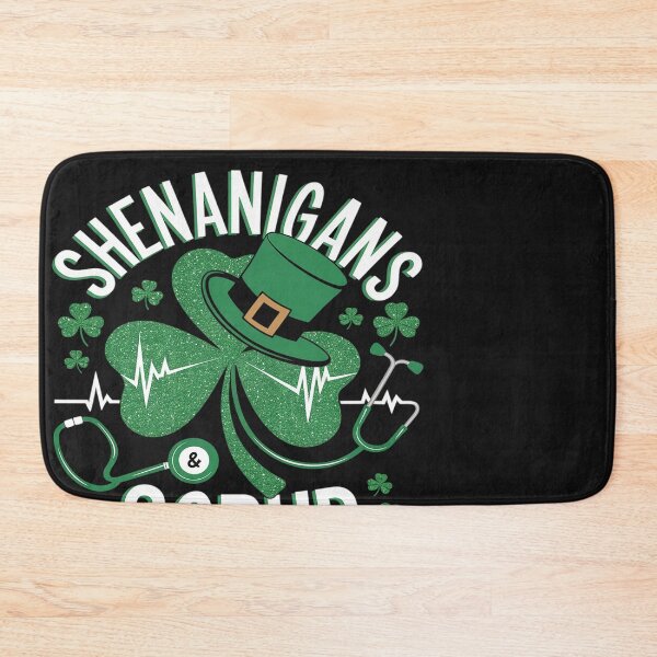 Item preview, Shenanigans Scrubs Shamrocks Nurse St Patrick's Day designed and sold by Soleaani.