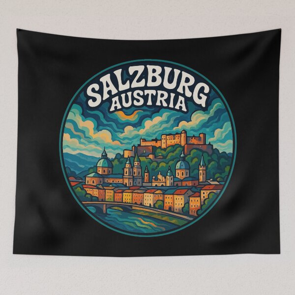 Item preview, Salzburg Austria Europe designed and sold by TomFrontierArt.