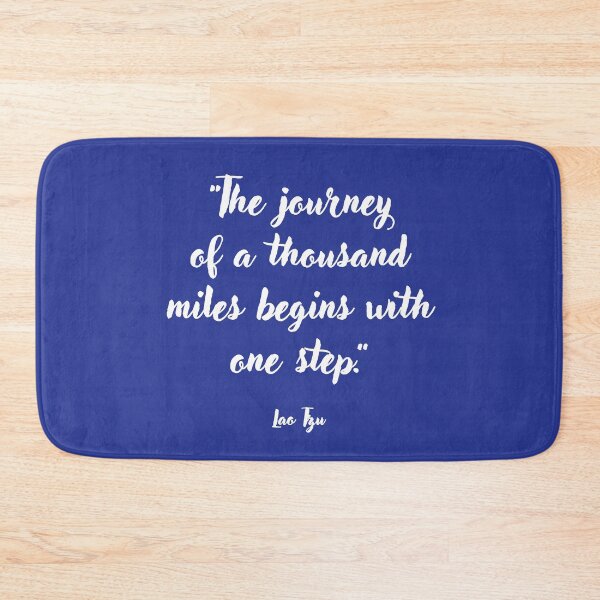 Item preview, The journey of a thousand miles . . . Lao Tau Quotation designed and sold by CharlottePlaceArt.
