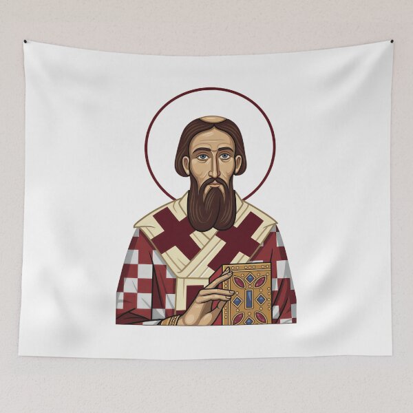 Item preview, Saint Sava East Europian Church Orthodox Religion Icon designed and sold by Blok45.