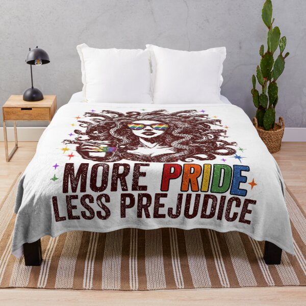 Item preview, Medusa Rainbow More Pride Less Prejudice LGBTQ+ Equality designed and sold by Ortigzitoun.