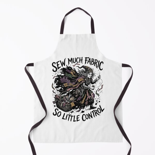 Item preview, Sew Much Fabric So Little Control Cause Chaos Funny Design designed and sold by AnimaThread.
