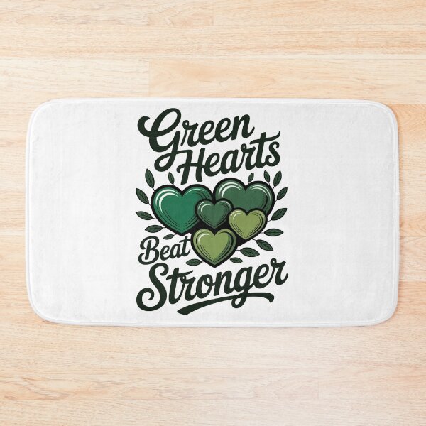 Item preview, Green Hearts Beat Stronger Environmental Slogan Nature T-Shirt designed and sold by proearth2022.