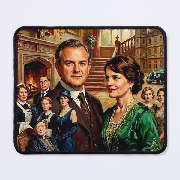 Item preview, The Crawley Legacy: Downton Abbey Oil Art designed and sold by Art's Diner.