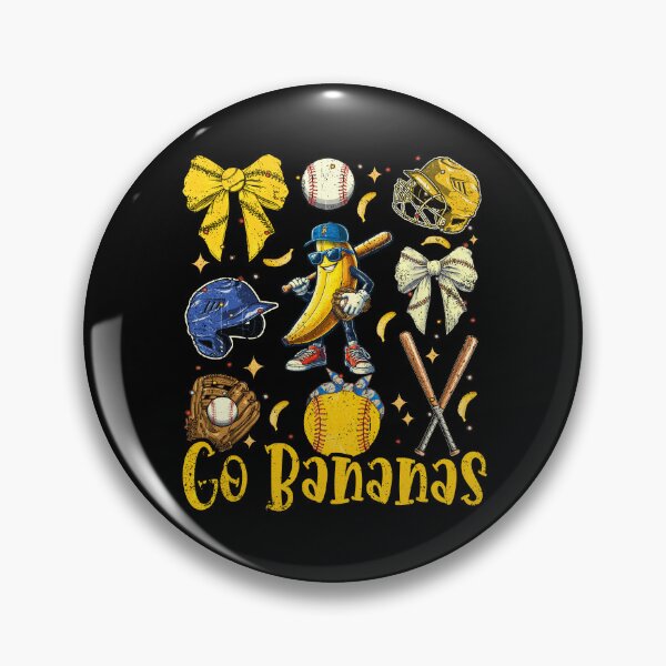 Item preview, Lets Go Bananas Funny Banana Retro Kids Boys Youth Teen Silly Cartoon Humor designed and sold by schoolofbullies.