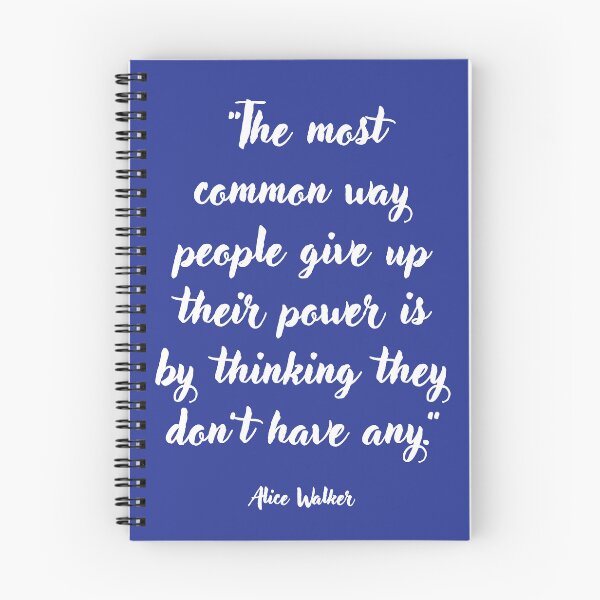 Item preview, The most common way people give up . . . Quotation by Alice Walker designed and sold by CharlottePlaceArt.