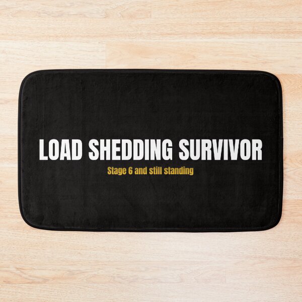 Item preview, Load Shedding Survivor | Stage 6 And Still Standing | Funny South African Gift designed and sold by TheOmniaMarket.