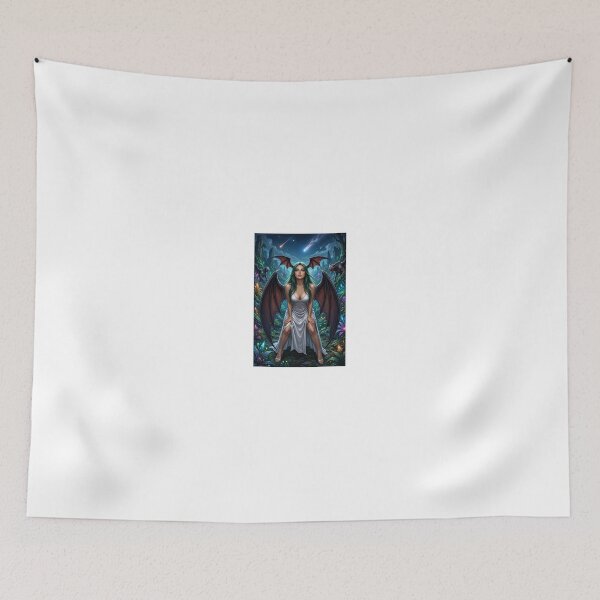 Item preview, Morrigan Aensland White Dress Magic Forest Night designed and sold by CathryneDelamort.