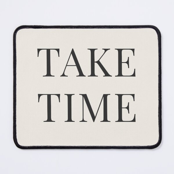 Item preview, Take Time Minimalist Typography Shirt – Calm Aesthetic Sweatshirt designed and sold by BestVarieties.