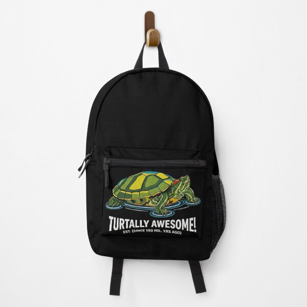 Item preview, Vibrant Red-Eared Slider Turtle Graphic - Turtally Awesome Retro Vector T-Shirt designed and sold by ZyxDes.