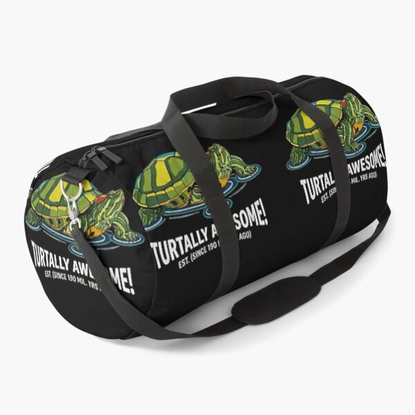 Item preview, Vibrant Red-Eared Slider Turtle Graphic - Turtally Awesome Retro Vector T-Shirt designed and sold by ZyxDes.