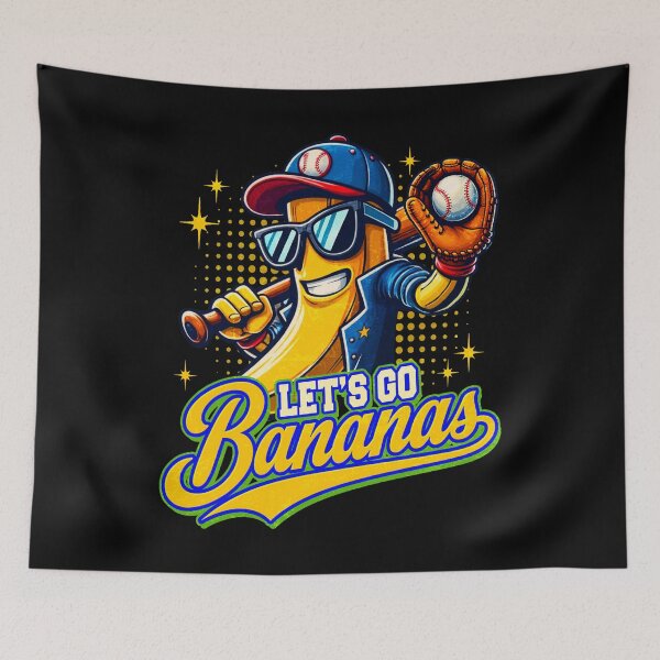 Item preview, Lets Go Banana Retro Boys Kids Men Youth Teen designed and sold by schoolofbullies.