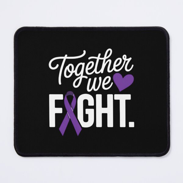 Item preview, Together We Fight Cancer Ribbon Pancreatic Cancer Awareness Pancreatic Cancer Fighter designed and sold by TrinaEspinoza.