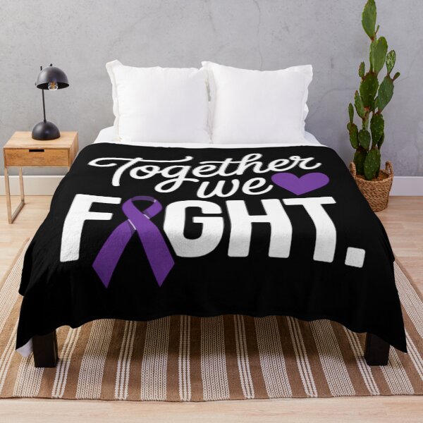 Item preview, Together We Fight Cancer Ribbon Pancreatic Cancer Awareness Pancreatic Cancer Fighter designed and sold by TrinaEspinoza.