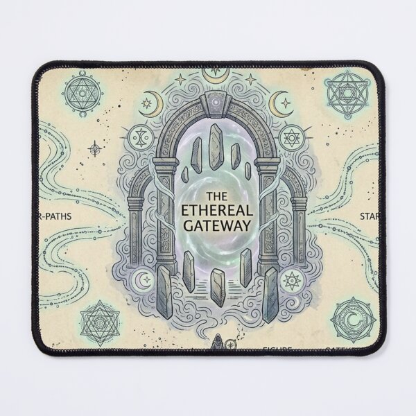 Item preview, The Ethereal Gateway - Vintage Celestial & Astral Fantasy Map Pattern designed and sold by InnerwayStudio.