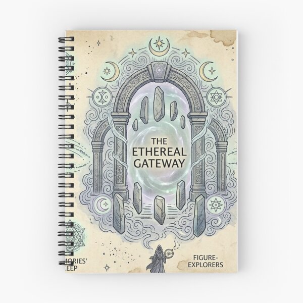 Item preview, The Ethereal Gateway - Vintage Celestial & Astral Fantasy Map Pattern designed and sold by InnerwayStudio.