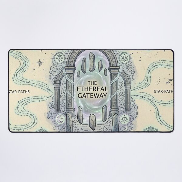 Item preview, The Ethereal Gateway - Vintage Celestial & Astral Fantasy Map Pattern designed and sold by InnerwayStudio.