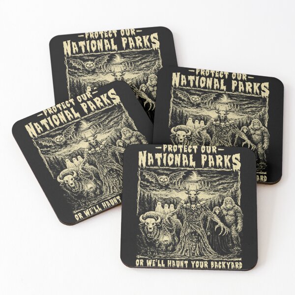 Item preview, Protect Our National Parks or We'll Haunt Your Backyard designed and sold by schoolofbullies.