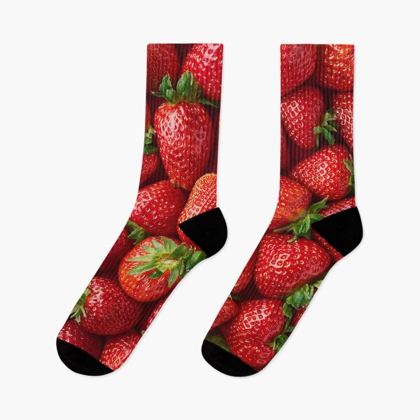 Item preview, Red strawberry pattern designed and sold by AnnaHolyph.