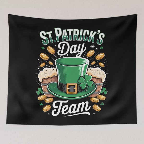 Item preview, St Patricks Day Team Beer Saint Paddy Saint Patrick's Day designed and sold by TyraYoung.