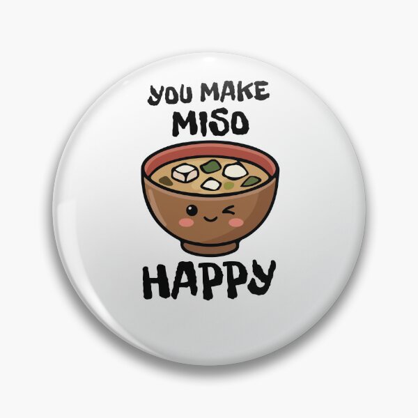 Item preview, You Make Miso Happy – Cute Miso Design designed and sold by kestey.