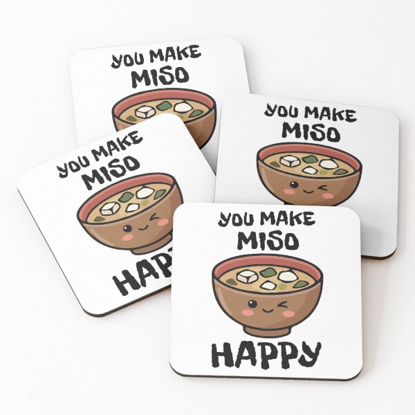 Item preview, You Make Miso Happy – Cute Miso Design designed and sold by kestey.