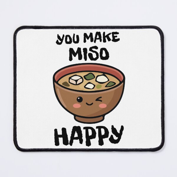 Item preview, You Make Miso Happy – Cute Miso Design designed and sold by kestey.
