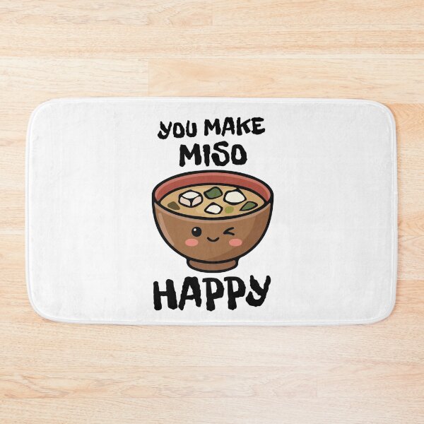 Item preview, You Make Miso Happy – Cute Miso Design designed and sold by kestey.