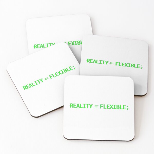 Item preview, Reality Is Flexible – Cyberpunk Coding Design  designed and sold by MAROM-DesignART.