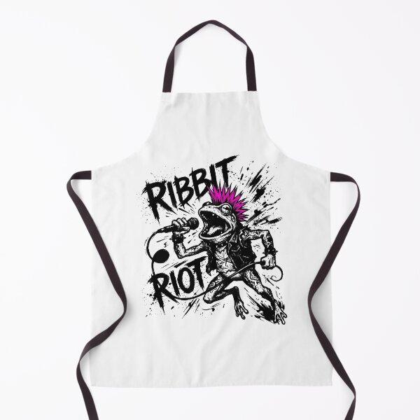Item preview, Punk Rock Frogs Mohawk Goth Emo Frog Spiked Collar Design designed and sold by AnimaThread.