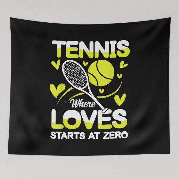 Item preview, Tennis Where Love Starts At Zero designed and sold by AlisonPAnderson.