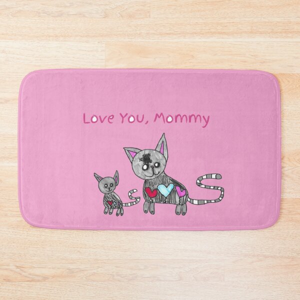 Item preview, Love You Mommy Heart Cats Gift designed and sold by nimbfeja.