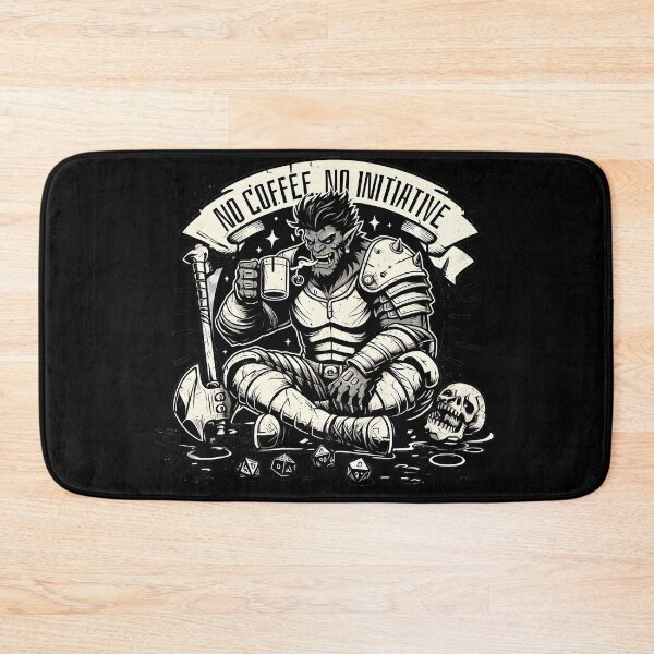 Item preview, No coffee, no initiative, dnd coffee designed and sold by Boardgameo.