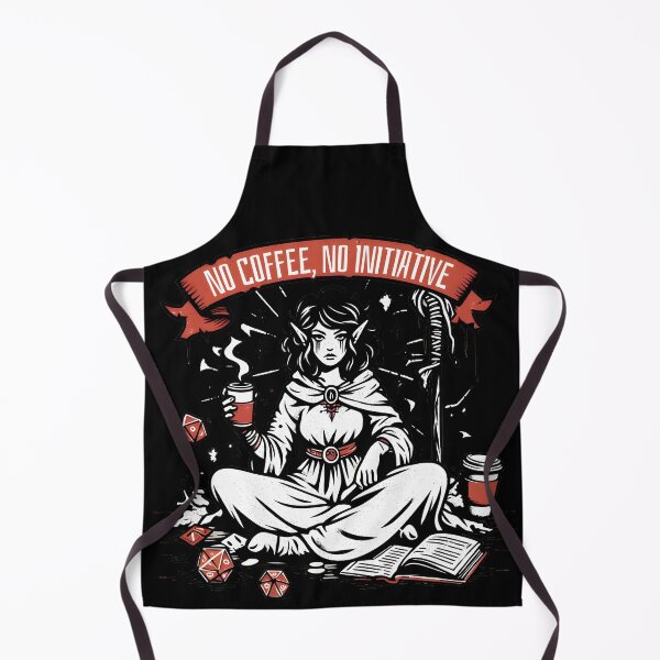 Item preview, No coffee, no initiative, dnd coffee designed and sold by Boardgameo.
