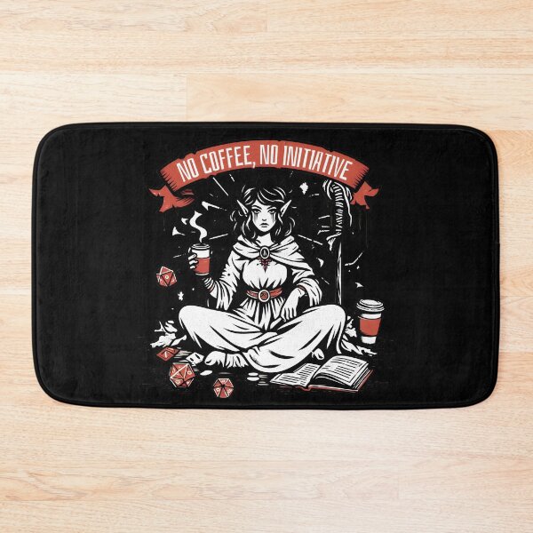 Item preview, No coffee, no initiative, dnd coffee designed and sold by Boardgameo.