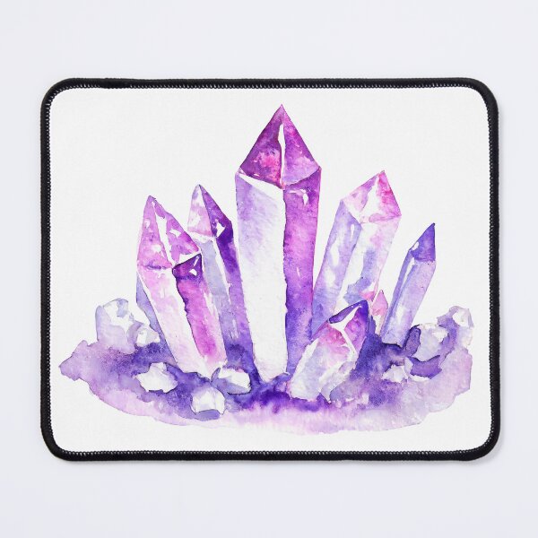 Item preview, Purple watercolor crystals designed and sold by AnnaHolyph.