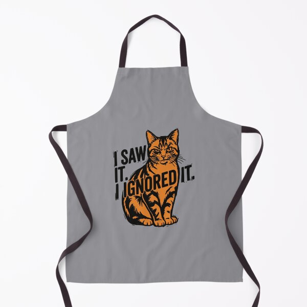 Item preview, I Saw It I Ignored It Sarcastic Orange Cat designed and sold by MavtM.
